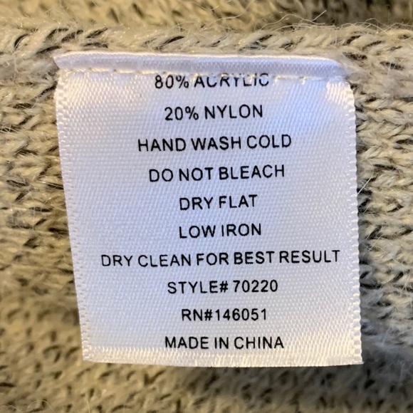 Monteau | Medium | Women's Grey Open Front Casual Outerwear Long Cardigan - Picture 5 of 5